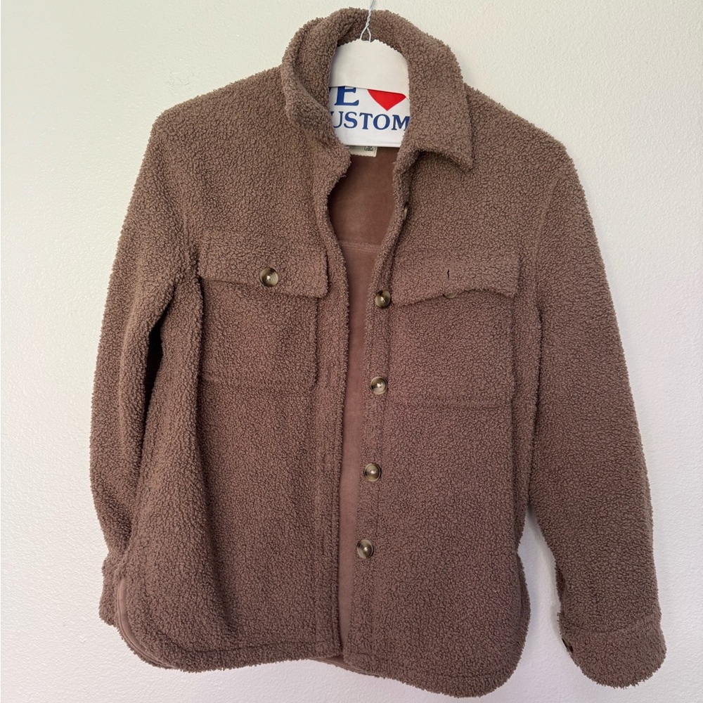 Abercrombie and Fitch Teddy Sherpa Shacket